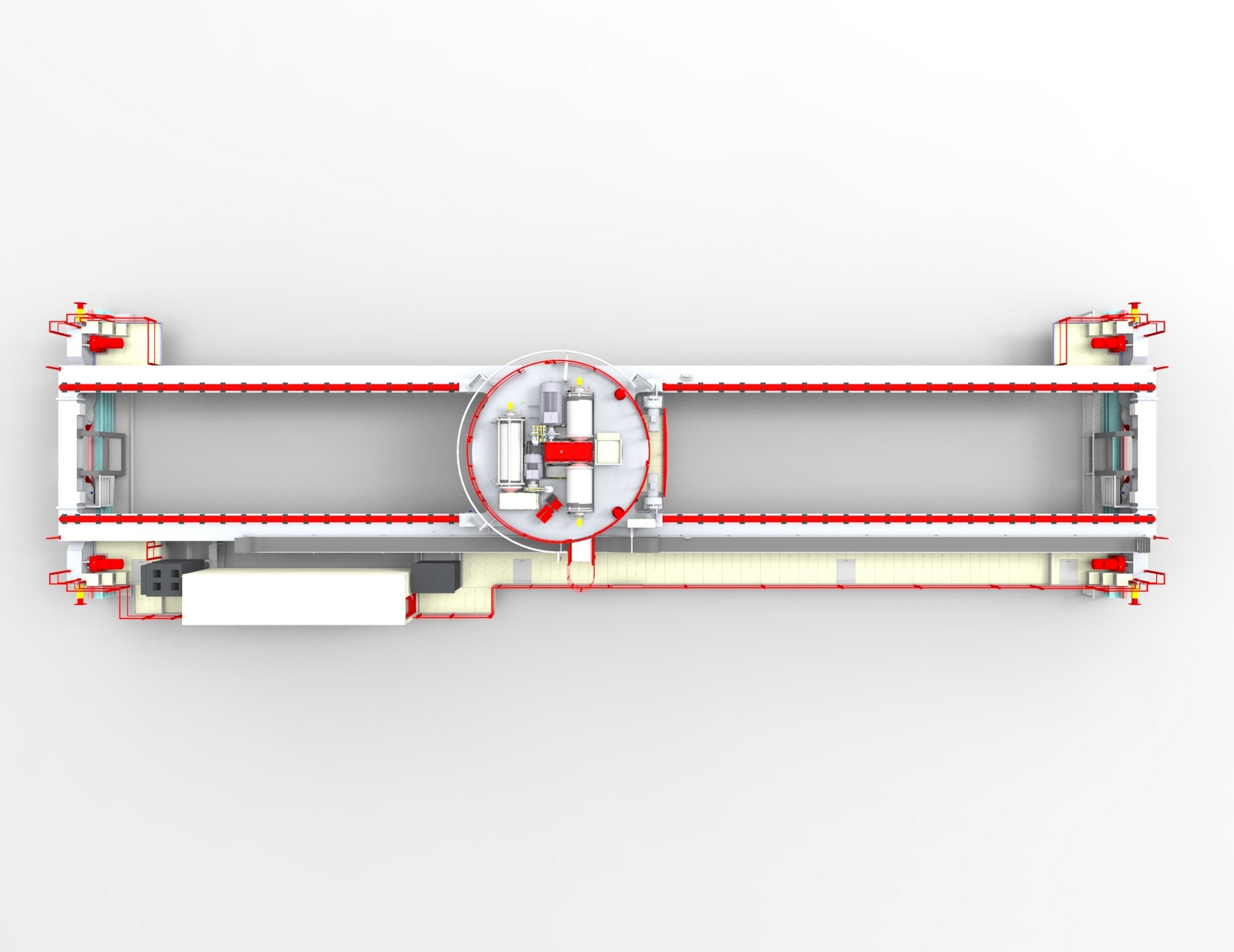 Voestalpine Brückenkran 90-20t x 32m